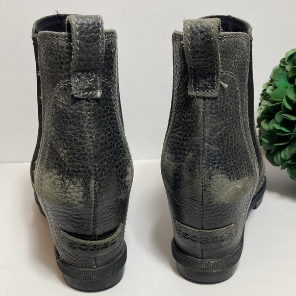 🍄 Sorel Joan of Arc wedge Chelsea Ankle Boot - Picture 9 of 16